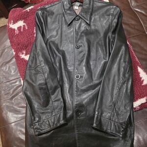 Men's Black Leather Jacket